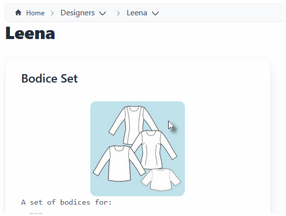 Select a collection